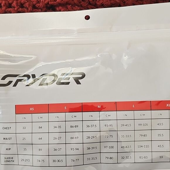 NEW Spyder Charger Base Layer Top - Black, Zip Neck, Long Sleeve Size Medium - Picture 4 of 5